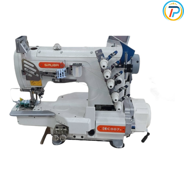 Máy viền đầu nhỏ điện tử cắt chỉ bằng hơi Siruba S007KD-W122